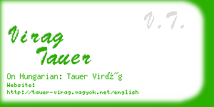 virag tauer business card